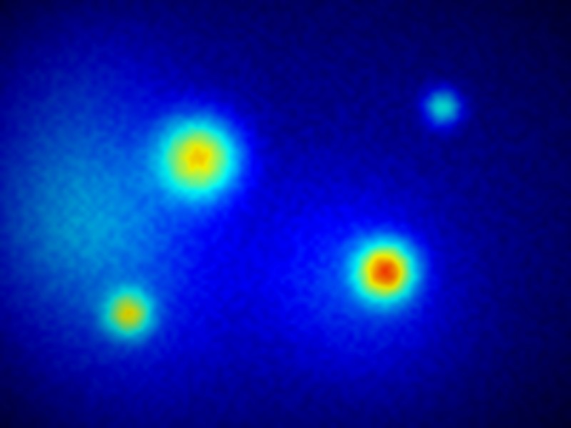 Visualização do heatmap de deteção